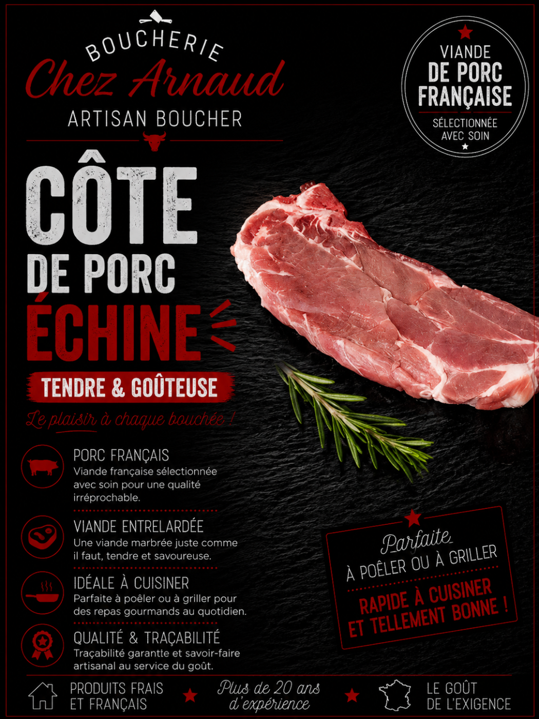 Côte de porc