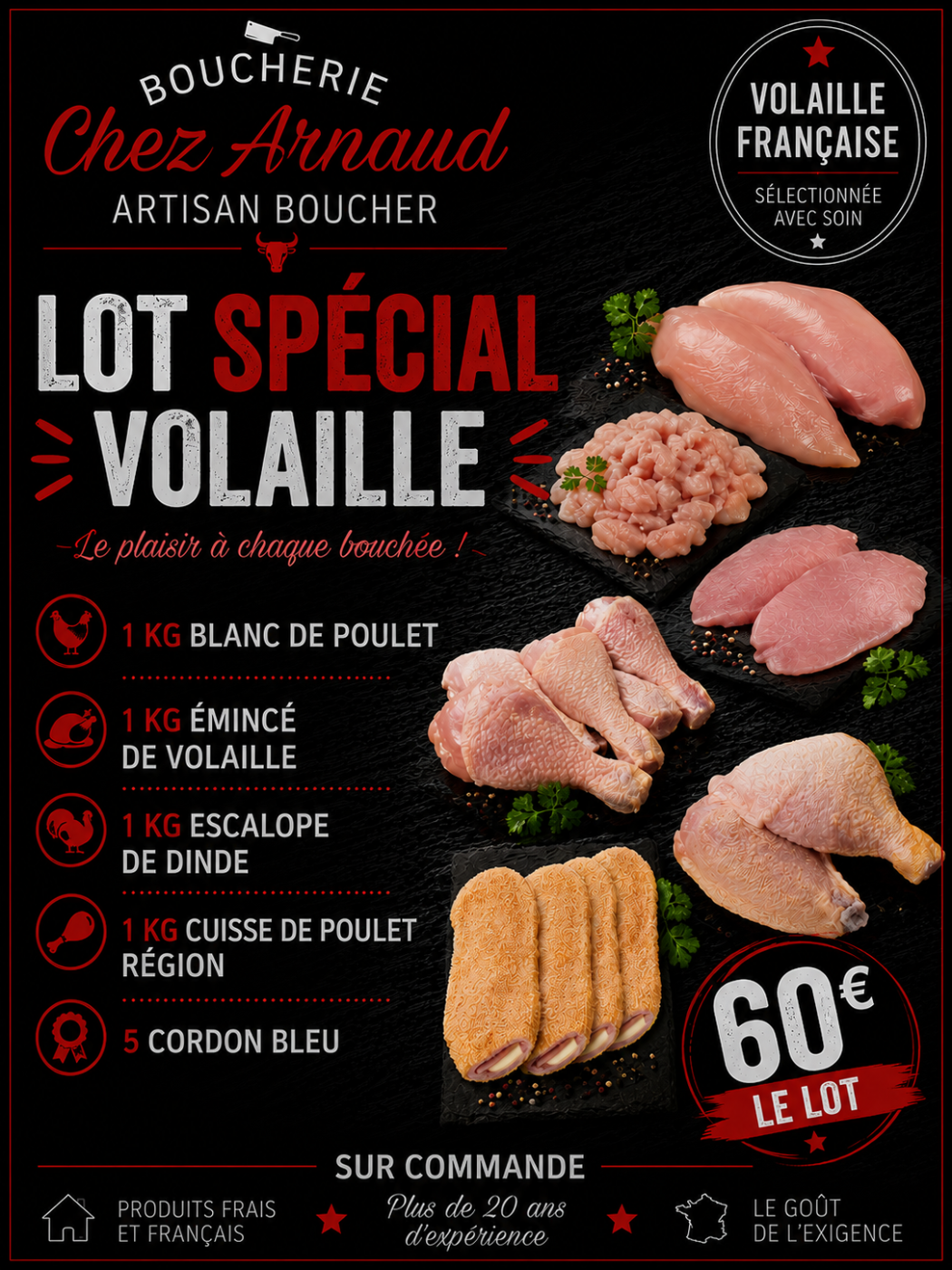 Lot Volaille