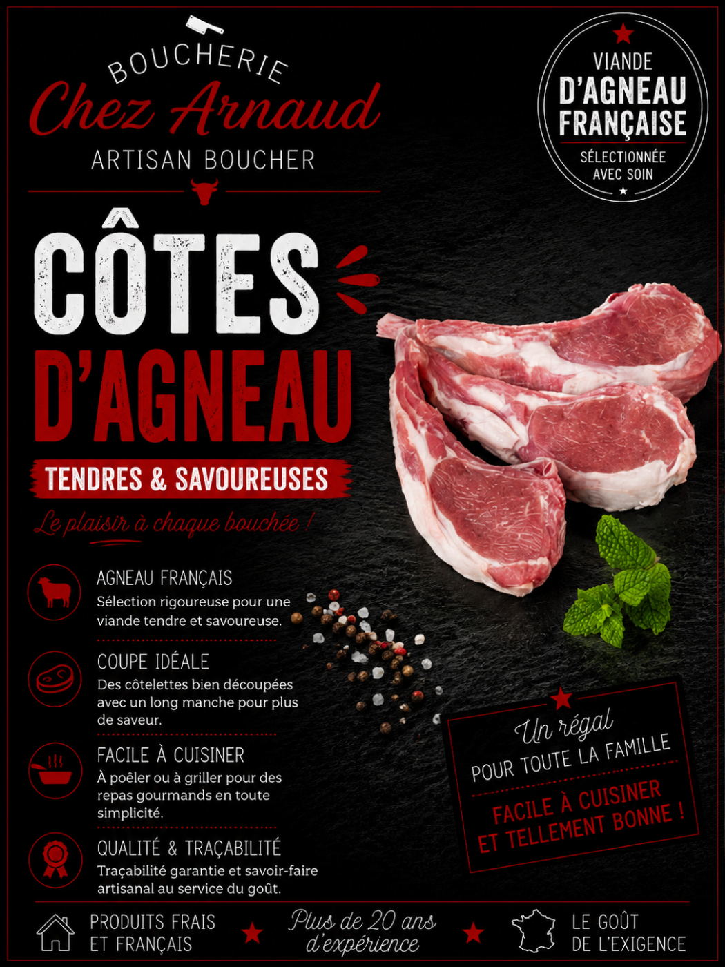 Côte d'agneau
