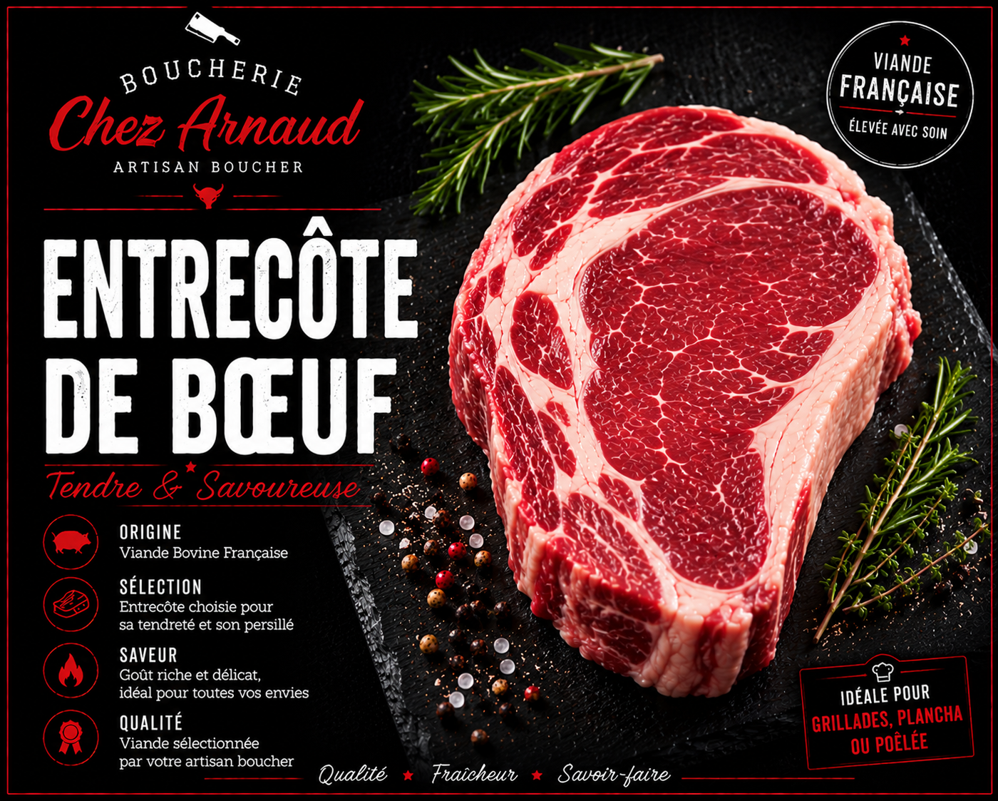 Entrecôte de boeuf